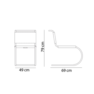 Knoll Sedia MR senza Braccioli Longho Design Palermo