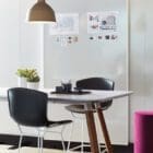Knoll Sgabello Bar Bertoia Polipropilene Bianco Nero 1 Longho Design Palermo