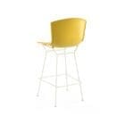 Knoll Sgabello Bar Bertoia Polipropilene H104 Bianco Giallo 1 Longho Design Palermo