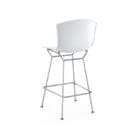 Knoll Sgabello Bar Bertoia Polipropilene H104 Cromato Bianco 2 Longho Design Palermo