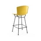 Knoll Sgabello Bar Bertoia Polipropilene H104 Nero Giallo 2 Longho Design Palermo