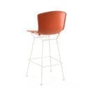 Knoll Sgabello Bar Bertoia Polipropilene H107 Bianco Arancione 1 Longho Design Palermo