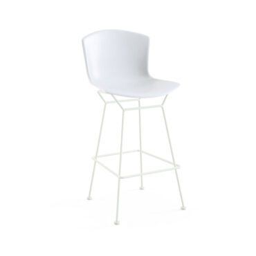 Knoll Sgabello Bar Bertoia Polipropilene H107 Bianco Longho Design Palermo