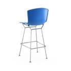 Knoll Sgabello Bar Bertoia Polipropilene H107 Cromato Blu 2 Longho Design Palermo