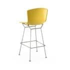 Knoll Sgabello Bar Bertoia Polipropilene H107 Cromato Giallo 2 Longho Design Palermo