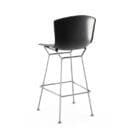 Knoll Sgabello Bar Bertoia Polipropilene H107 Cromato Nero 2 Longho Design Palermo