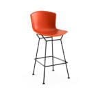 Knoll Sgabello Bar Bertoia Polipropilene H107 Nero Arancione 1 Longho Design Palermo