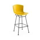 Knoll Sgabello Bar Bertoia Polipropilene H107 Nero Giallo 1 Longho Design Palermo