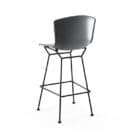 Knoll Sgabello Bar Bertoia Polipropilene H107 Nero Grigio 2 Longho Design Palermo