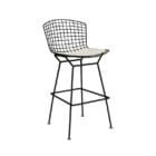 Knoll Sgabello Bar nera con cuscino seduta longho design palermo