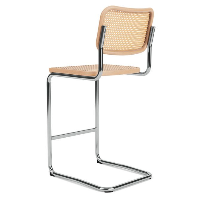 Knoll Sgabello Cesca sedile e schienale impagliato longho design palermo 1
