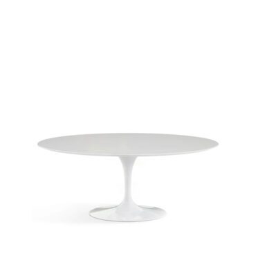 Knoll Tavolo da Pranzo Ovale Saarinen L 128 Bianco Longho Design Palermo