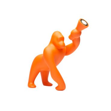 Qeeboo Lampada da Tavolo Kong arancio scuro longho design palermo