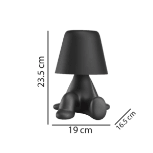 Qeeboo - Lampada da Tavolo Sweet Brothers Bob azzurro longho design palermo