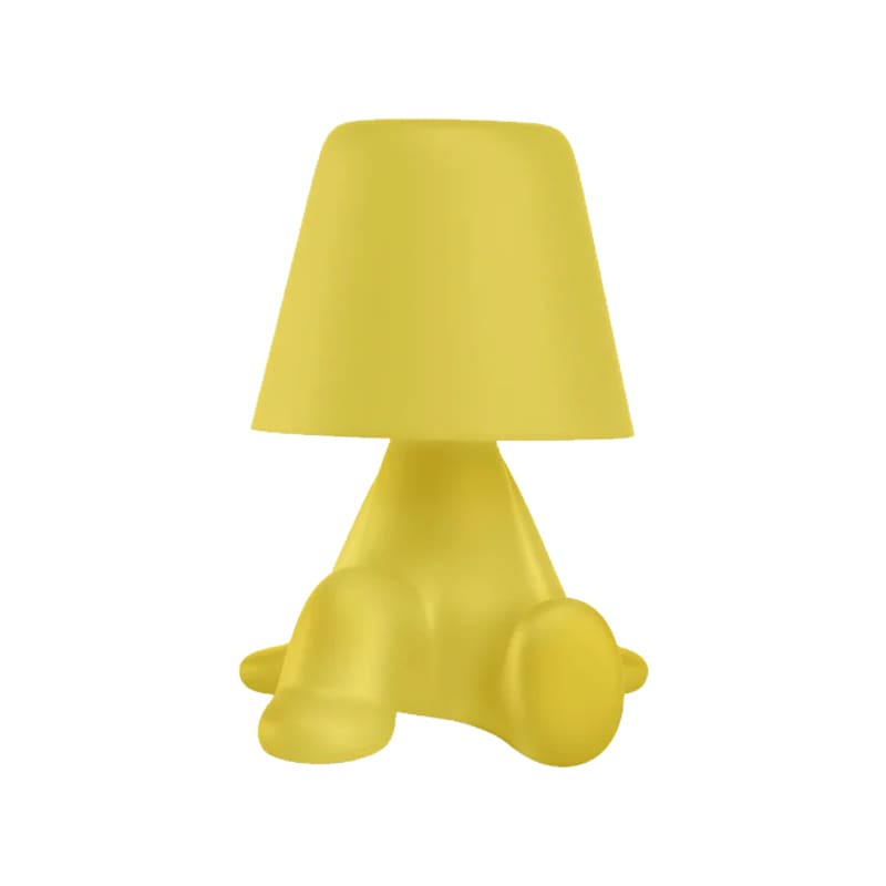 Qeeboo - Lampada da Tavolo Sweet Brothers Bob giallo longho design palermo Qeeboo - Lampada da Tavolo Sweet Brothers Bob giallo longho design palermo