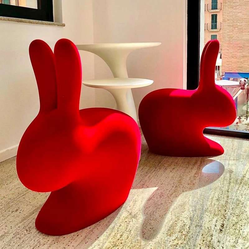 Sedia A Forma Di Coniglio In Legno Di Gomma, Portata 136 Kg, Multifunzionale Per Soggiorno E Cameretta, Facile Montaggio, Senza Cuscino