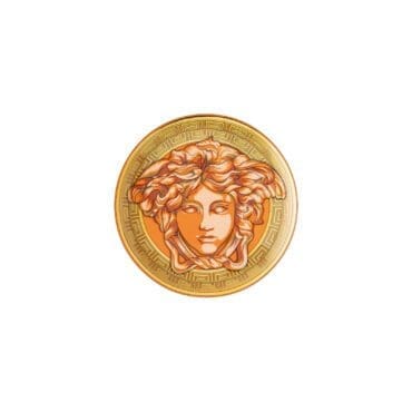 Rosenthal-Piatto-piano-Versace-Medusa-Amplified-17-Arancione-Longho-Design-Palermo