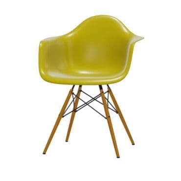 Vitra - Eames Plastic Armchair DAW Frassino Miele senape RE