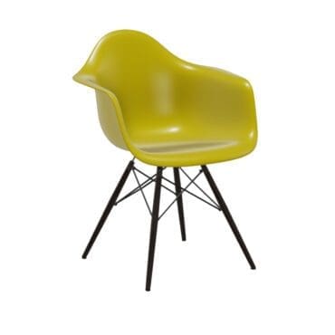 Vitra - Eames Plastic Armchair DAW acero nero senape RE