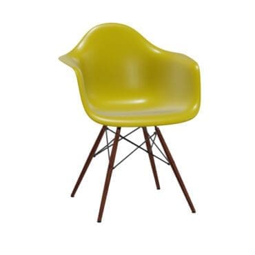 Vitra - Eames Plastic Armchair DAW acero scuro senape RE