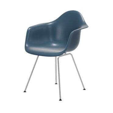 Vitra Sedia Eames Plastic Armchair DAX blu marino longho design palermo