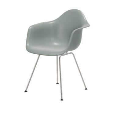Vitra Sedia Eames Plastic Armchair DAX grigio chiaro longho design palermo