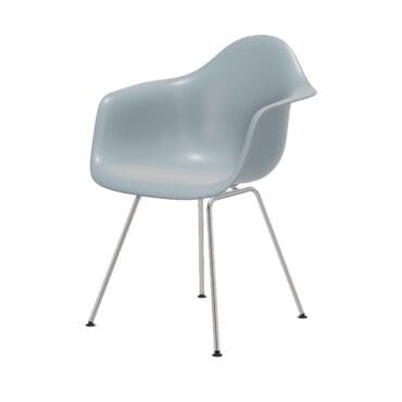 Vitra Sedia Eames Plastic Armchair DAX grigio ghiaccio longho design palermo