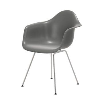 Vitra Sedia Eames Plastic Armchair DAX grigio granito longho design palermo