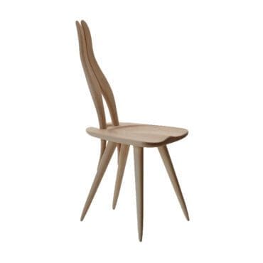 Zanotta - Sedia Fenis Cm acero naturale