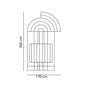 Cc tapis Tappeto Bliss Big longho design palermo