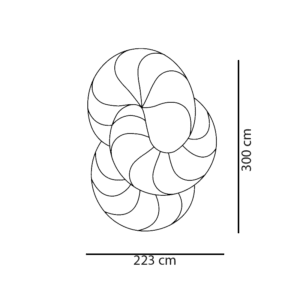 Cc tapis Tappeto Slinkie Triple Slinkie Standard longho design palermo