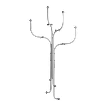 Fritz Hansen - Appendiabiti da parete Coat Tree Wall Light Grey