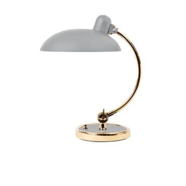 Fritz Hansen Lampada da tavolo Kaiser Idell Grigio e Ottone longho design longho