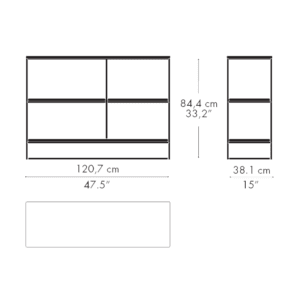Fritz Hansen Scaffale Planner small