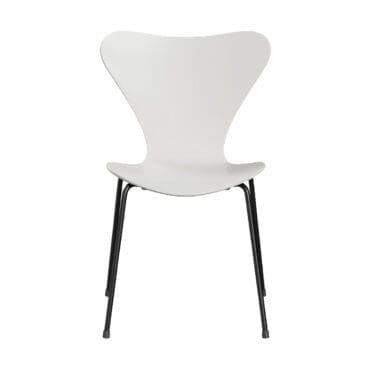 Fritz Hansen - Sedia Series 7 base Nero scocca White Lacquered