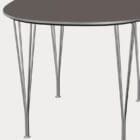 Fritz Hansen Tavolo Superellipse L135 Laminato Grigio base Cromo longho design palermo
