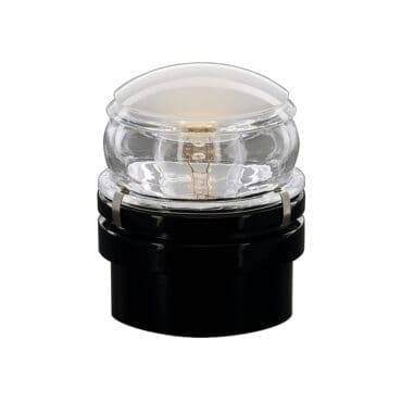 Oluce - Lampada da parete Fresnel LBT nero 2pz