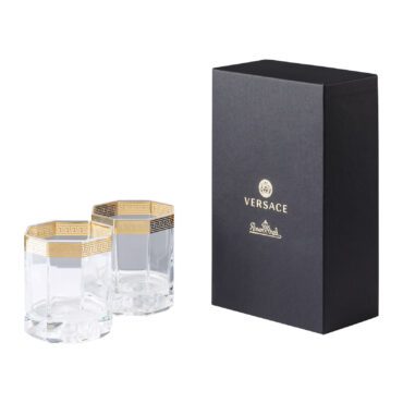 Rosenthal-Bicchiere-whisky-bordo-oro-Medusa-Lumiere-dOr-2-pz-Longho-Design-Palermo
