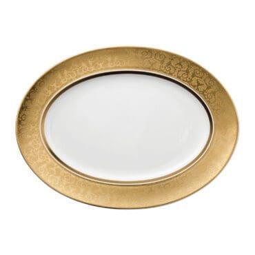 Rosenthal-Piatto-ovale-cena-Medusa-Gala-Gold-40-Longho-Design-Palermo