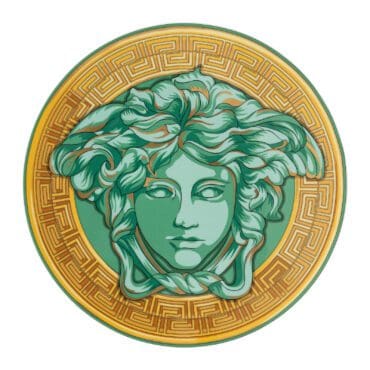 Rosenthal-Piatto-segnaposto-Versace-Medusa-Amplified-33-Verde-Longho-Design-Palermo