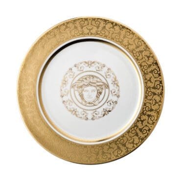 Rosenthal-Piatto-segnaposto-cena-Medusa-Gala-Gold-30-Longho-Design-Palermo