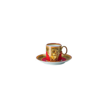 Rosenthal-Tazza-caffe-Xmas-Medusa-Amplified-Golden-Coin-Longho-Design-Palermo