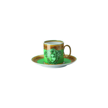 Rosenthal-Tazza-caffe-alta-Versace-Medusa-Amplified-Verde-Longho-Design-Palermo
