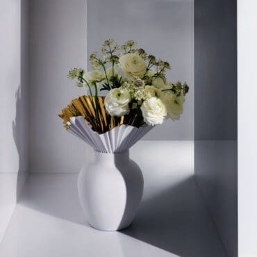 Rosenthal-Vaso-Falda-oro-titanizzato-Longho-Design-Palermo