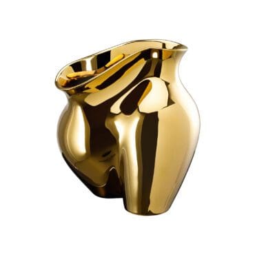 Rosenthal-Vaso-La-Chute-gold-titanium-Longho-Design-Palermo