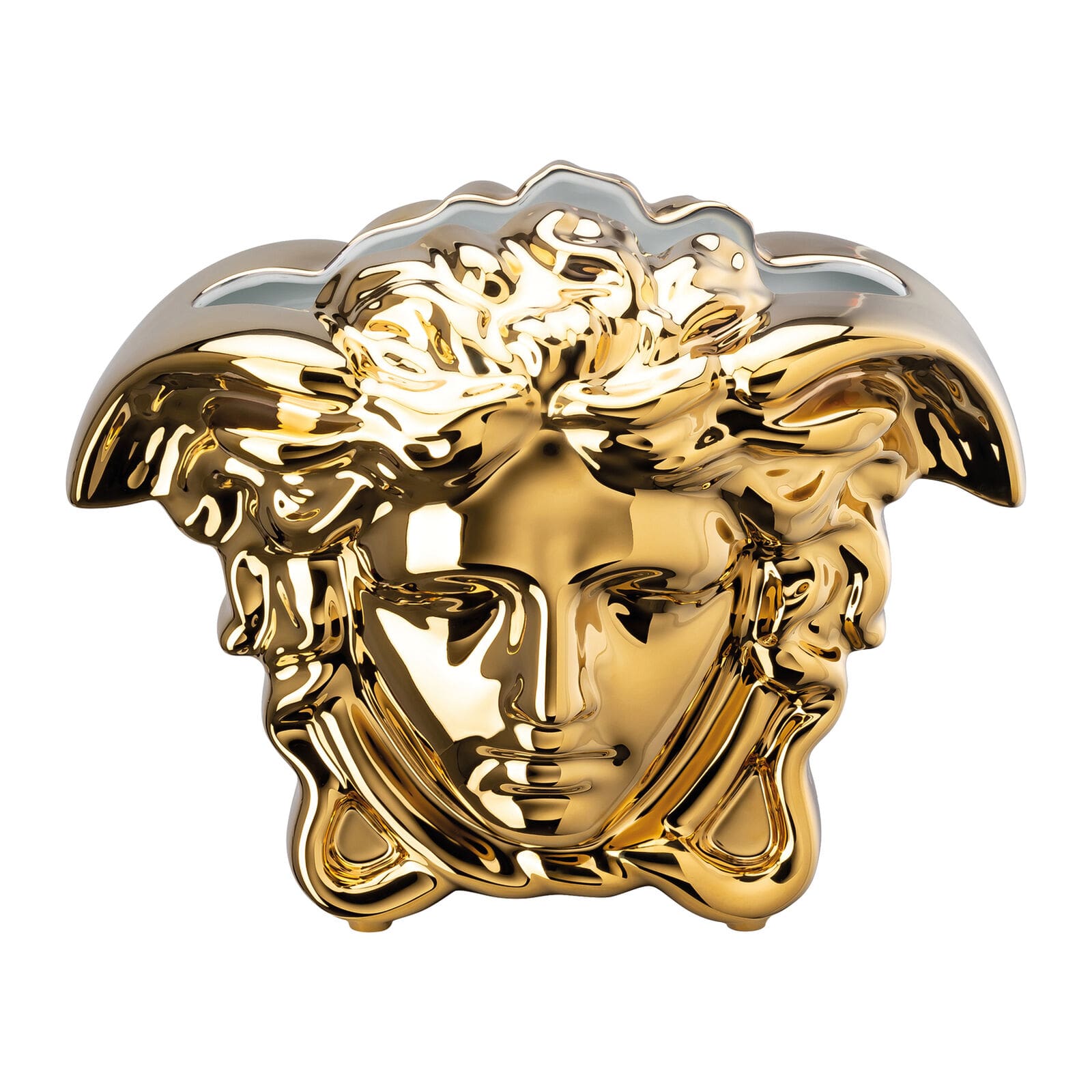 Veronese Design 15,75 pollici Dea Greca Romana Medusa Birra Stein Grande Bicchiere In Acciaio Inox Finitura Bronzo Antico Scultura Da Tavolo Decorativo Tazza