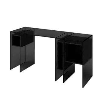 Tonelli Consolle Marcell Mod B 150 x 45 Vetro Fume Longho Design Palermo