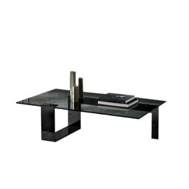 Tonelli Tavolino Plinsky 130x70 Canna Fucile Vetro Fume Longho Design Palermo