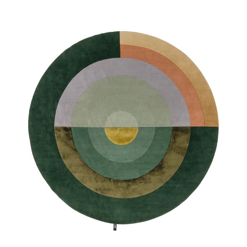 Cc tapis Tappeto Bliss Round Forest longho design palermo