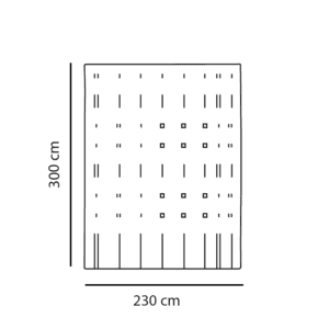 Cc tapis Tappeto Hello Sonia Rhapsody 2 light red longho design palermo